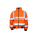 Reflective safety waterproof cotton jacket